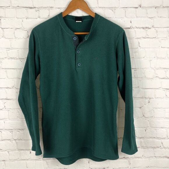 Patagonia Capilene Green Long Sleeve Base Layer Men's Sz Small - Picture 1 of 8